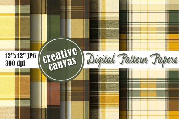 Download Mustard Yellow Plaid Seamless Pattern - Yellow Collection